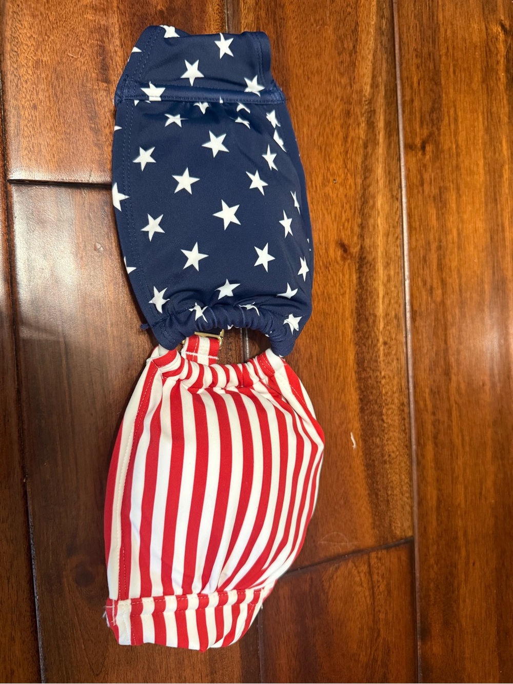 American bathing suit top
